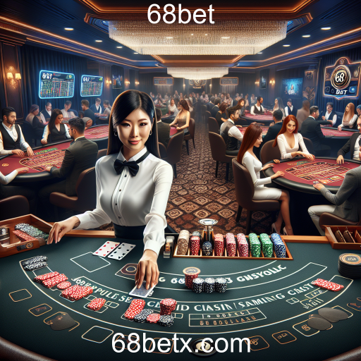 A Emoção do Cassino ao Vivo no 68bet